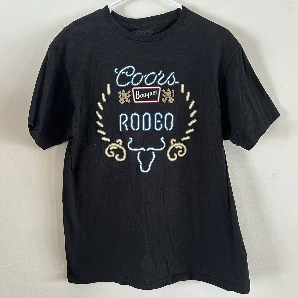 Coors Rodeo Neon Sign Banquet Beer 1873‎ Classic Men's Large Black T-Shirt